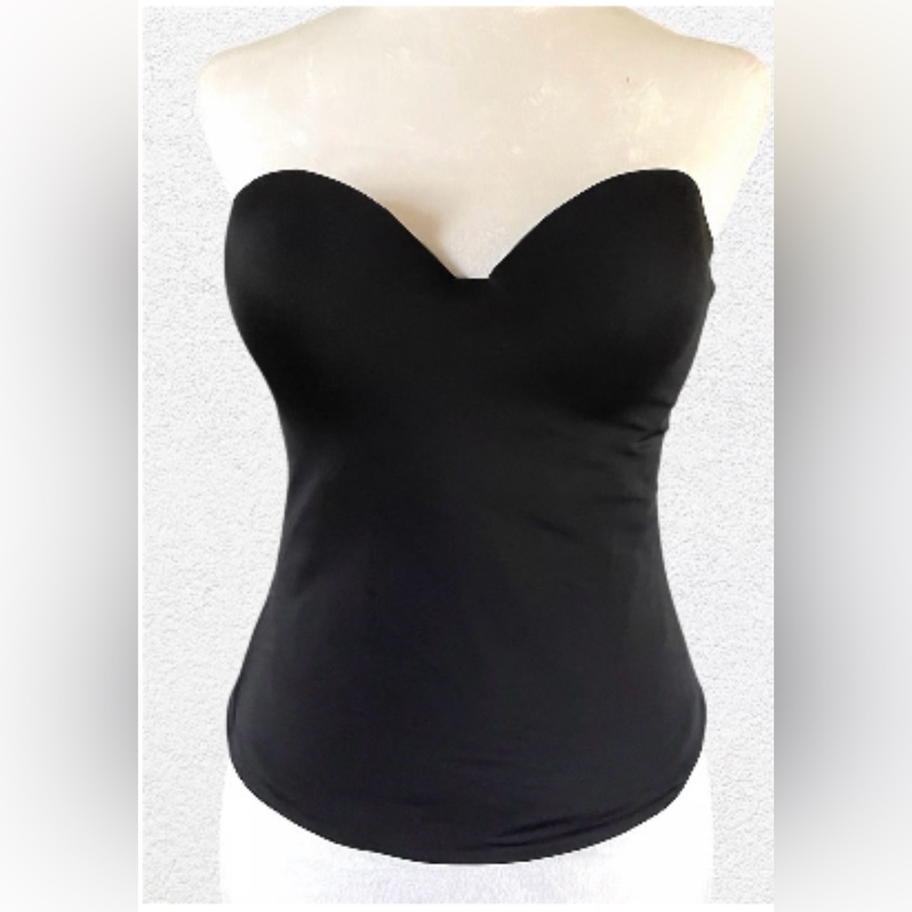 NWT‎ Coobie Corset Bra Black Strapless Corset Size 32B